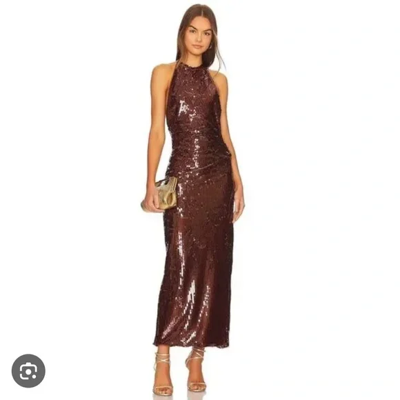 knee length dresses for ladies Long Sleeve Turtleneck Maxi main image 1